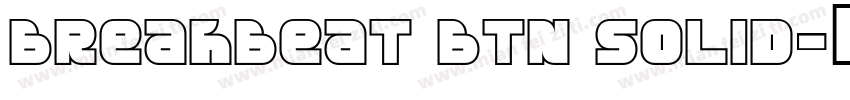 Breakbeat BTN Solid字体转换